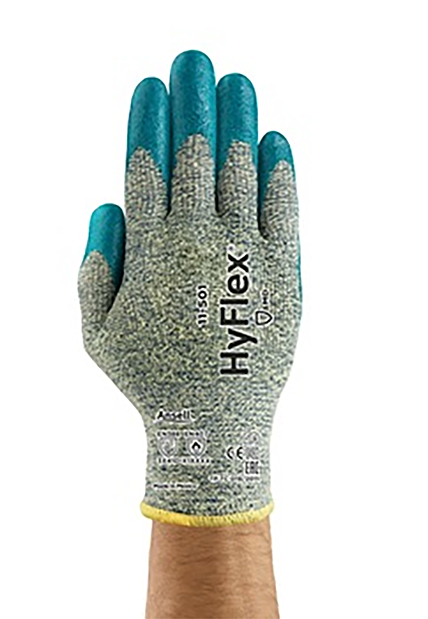 Găng tay chống cắt Ansell Hyflex 11-501 được làm từ sợi Kevlar