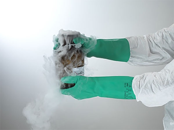 Găng tay chống hoá chất AlphaTec® Solvex® 37-175 được sử dụng trong môi trường hoá chất độc hại