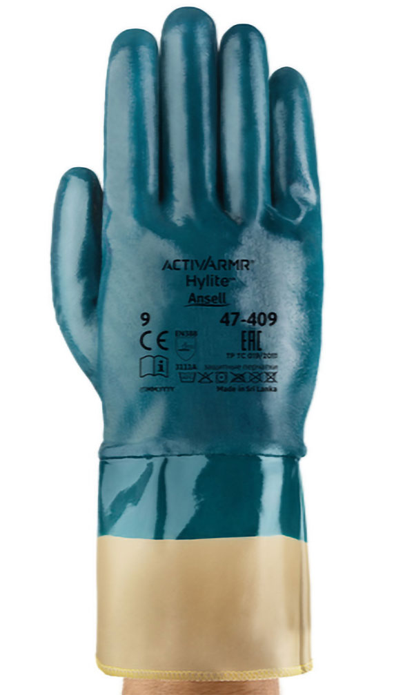 Găng tay chống hoá chất 47-409 được sáng chế và sản xuất bởi Ansell