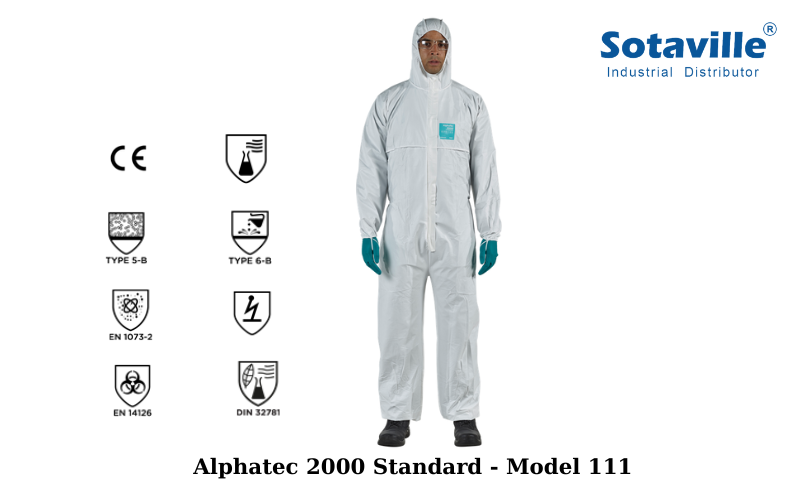 Quan-ao-bao-ho-chong-hoa-chat-Alphatec 2000 Standard - Model 111